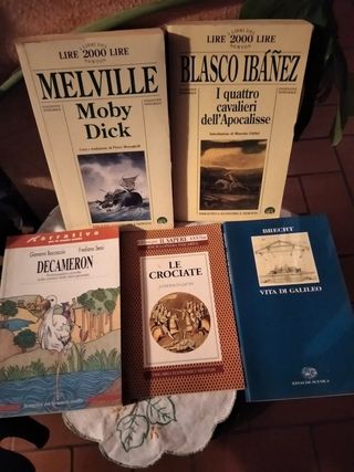 5 Romanzi Decameron Vita di Galileo Le crociate