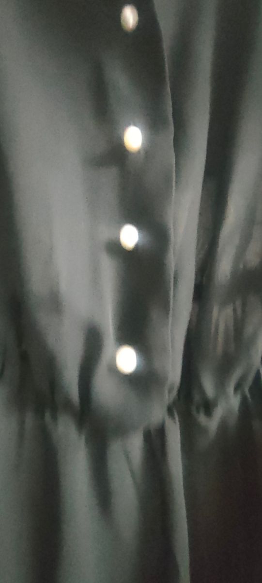 Vestido negro manga larga talla m