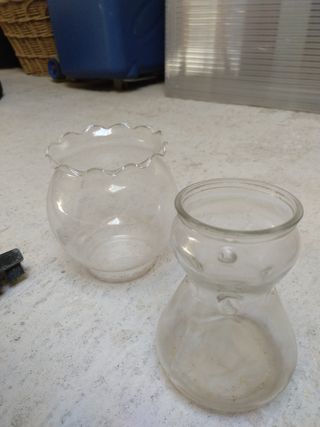 Jarrones cristal  para bulbo