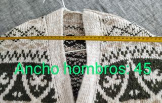 Chaleco largo punto mujer