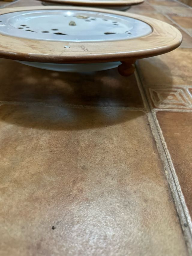 2 Plafones de luz de madera de techo nuevos