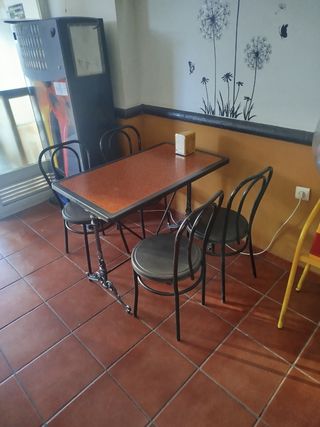 Sillas y mesas para terraza