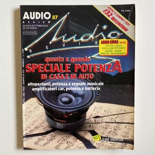 Audioreview n. 87 ottobre 1989 rivista HiFi