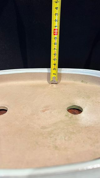 MACETA BONSAI OVALADA BLANCA