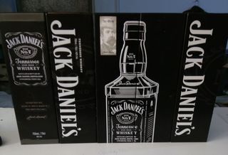 5 scatole metalliche Jack Daniel's