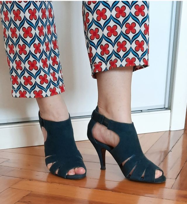 Sandalias ante - piel N 36. FOSCO