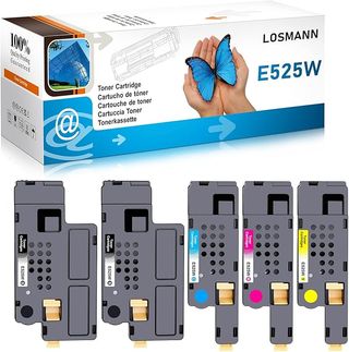 LOSMANN Tóner Dell E525 E525w 593-BBLZ 5(BK CMY)