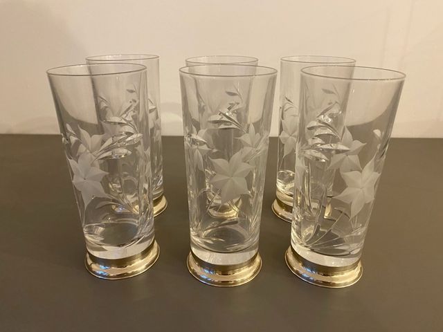 Set 6 sling glass calici RCR Royal Crystal Rock