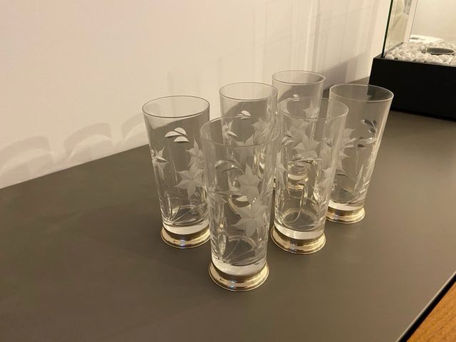 Set 6 sling glass calici RCR Royal Crystal Rock