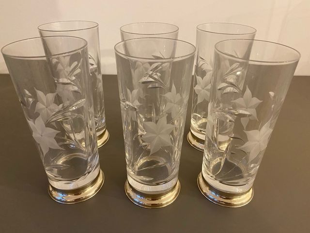 Set 6 sling glass calici RCR Royal Crystal Rock