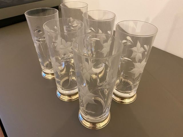 Set 6 sling glass calici RCR Royal Crystal Rock