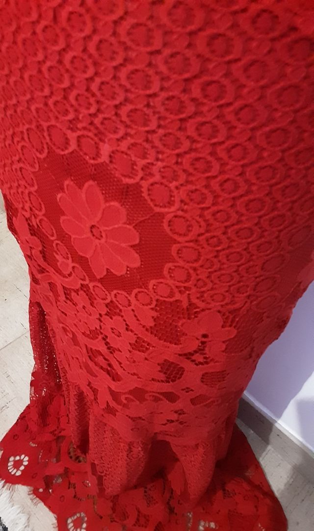 Vestito lungo in pizzo LIPSY (misure nelle foto)