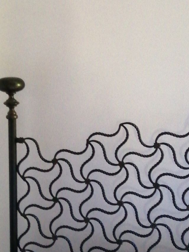 Letto in ferro battuto a mano