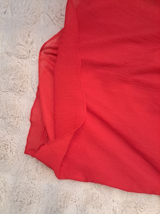 Blusa roja Zara
