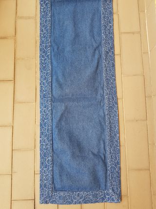 runner tovaglia jeans denim