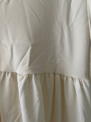 Vestito ecru lungo