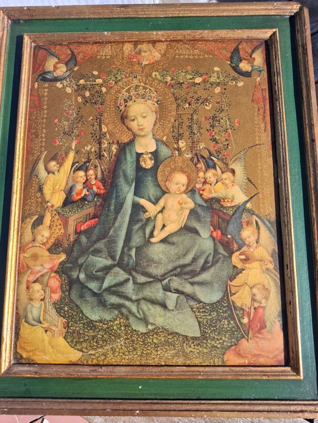 cuadro antiguo tiene 70 años aprox.