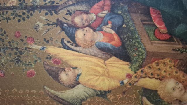 cuadro antiguo tiene 70 años aprox.