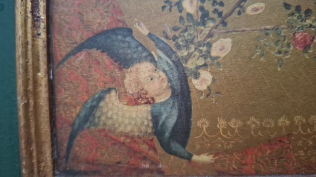 cuadro antiguo tiene 70 años aprox.