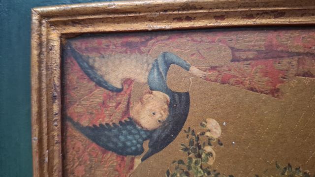 cuadro antiguo tiene 70 años aprox.