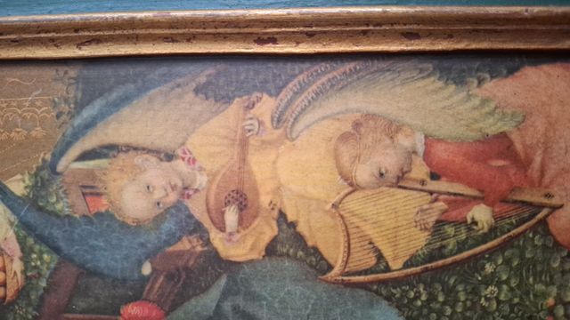 cuadro antiguo tiene 70 años aprox.