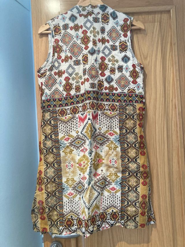 Vestido Natura multicolor talla L