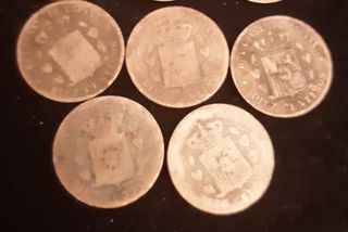 Cobre monedas 50 unidades antiguas 