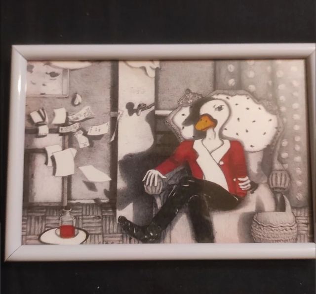 10€ el Lote de Cuadros pintados a boligrafo