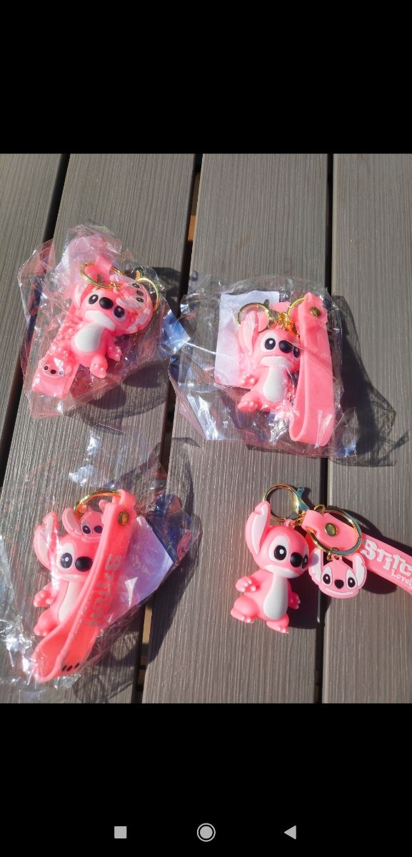 Lote 4 Llaveros Stitch
