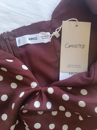 Mono estampado lunares de Mango Commited