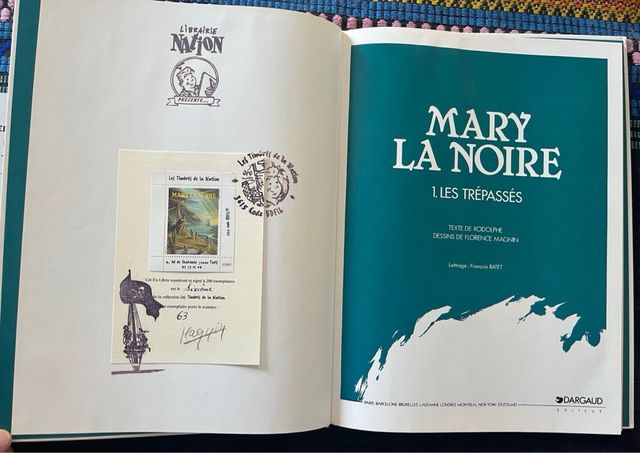 Mary la noire, T1 numerado y firmado por Magnin