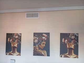3 Cuadros Decorativos -Dorados