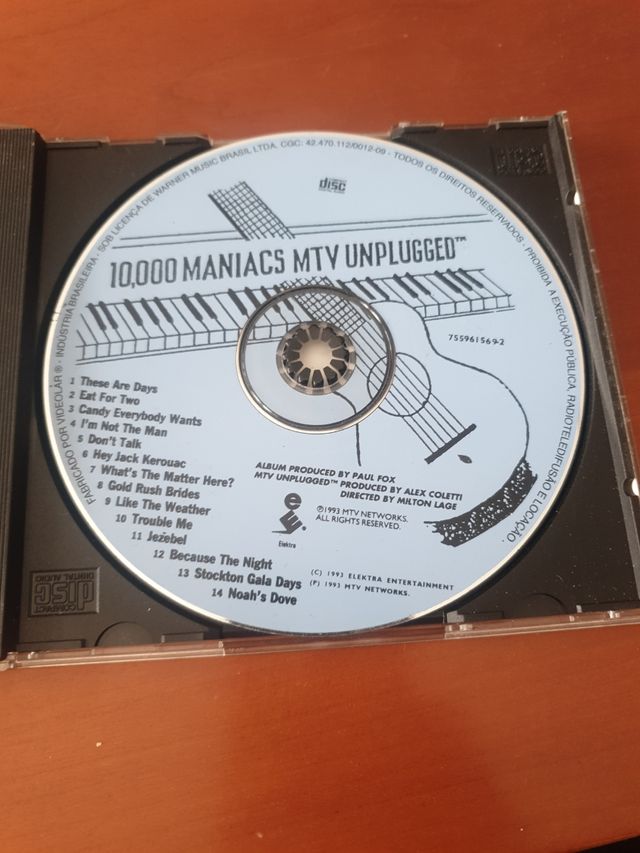 Cd 10000 Maniacs  MTV unolugged