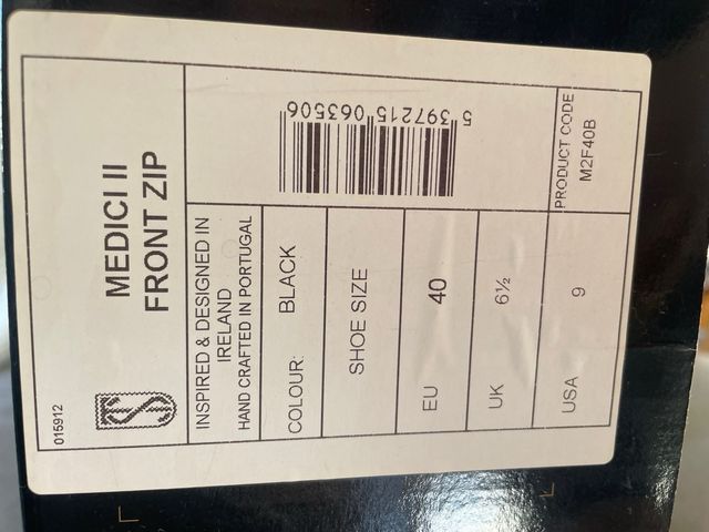 Botines hípica equitacion Tredstep - Piel negra