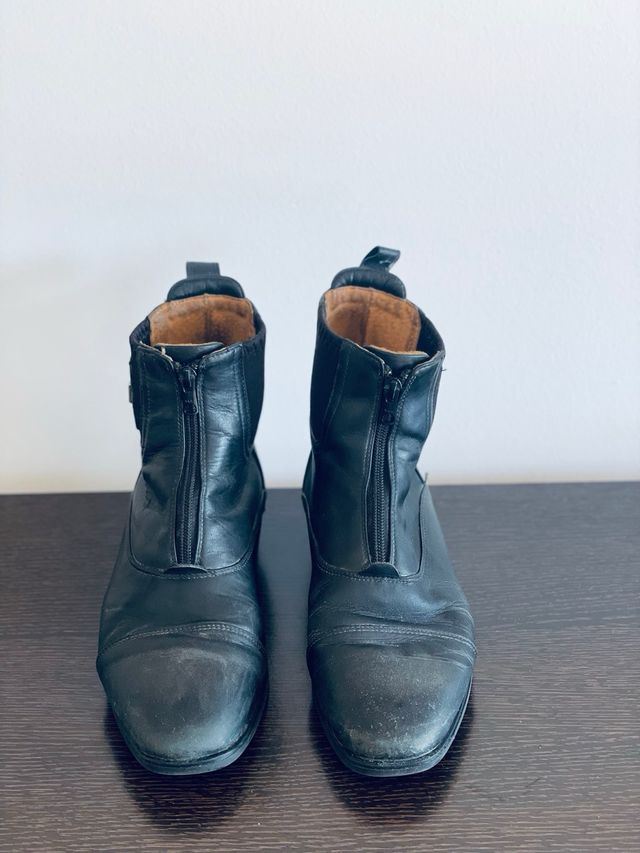 Botines hípica equitacion Tredstep - Piel negra