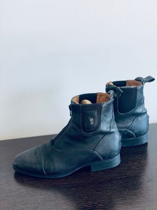Botines hípica equitacion Tredstep - Piel negra