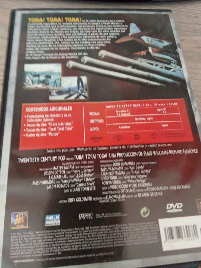 DVD Tora! Tora! Tora! - Cine Bélico