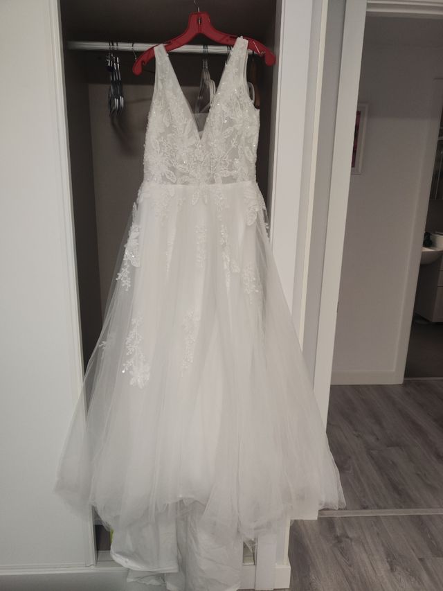 Vestido novia L - XL