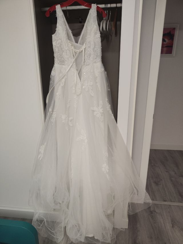 Vestido novia L - XL