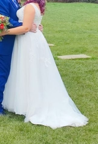 Vestido novia L - XL