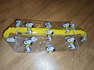 Neceser Snoopy transparente