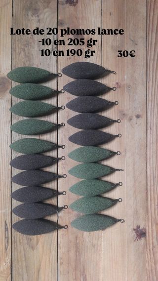 20 Leaders da 205 g e 190 g lanciano CarpFishing 200 
