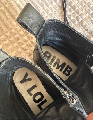 Botines piel Bimba y Lola negros