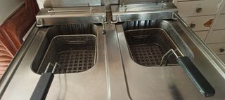 Freidora industrial Zanussi - 2 cubetas