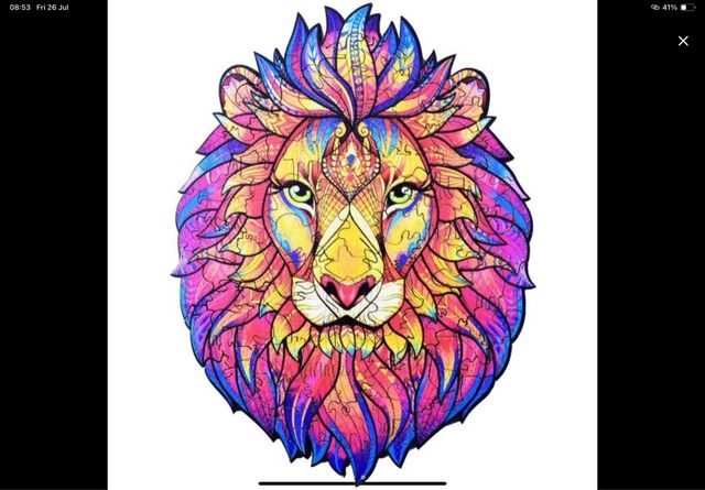 Rompecabezas León 3D de Madera