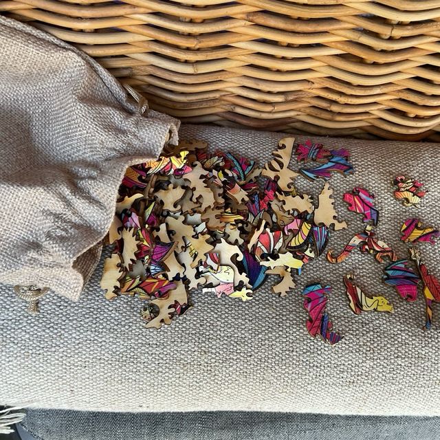 Rompecabezas León 3D de Madera