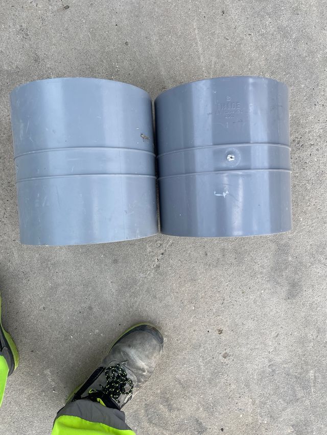 1Empalme PVC 250mm - Tuberia