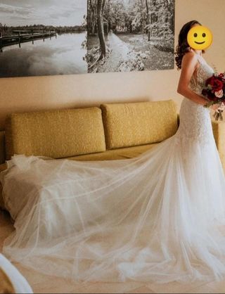 Espectacular vestido de novia