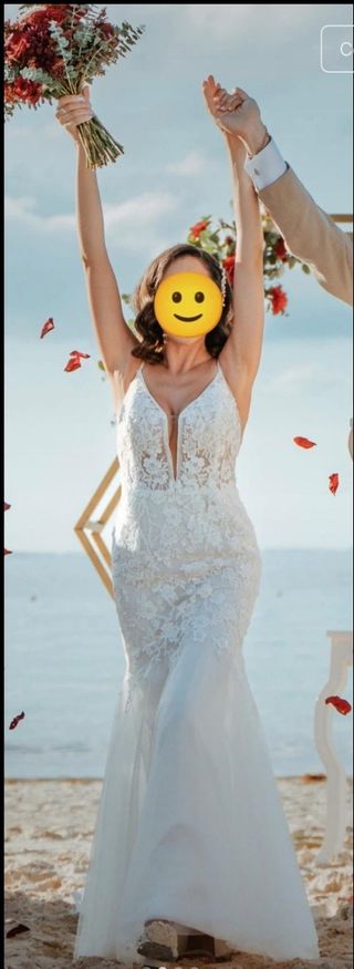Espectacular vestido de novia