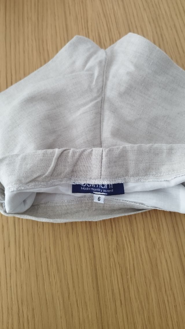 Conjunto lino bebé 6 meses Basmarti